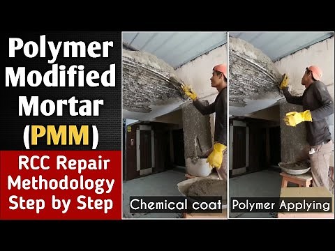 Polymer Modified Mortar (PMM) l Methodology step by step l RCC Repair technique