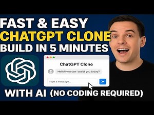 Build a ChatGPT Clone in 5 Minutes Without Coding using AI