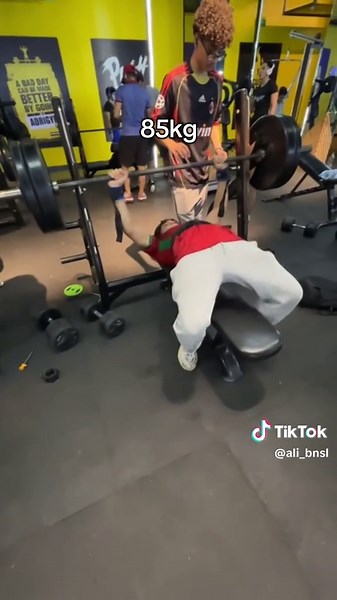 14-Year-Old Bench Pressing 90kg Challenge