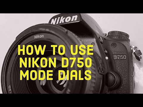 How to use Nikon D750 Mode Dials Fully Explained (2021)