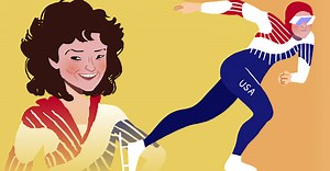 Speed skating legend Bonnie Blair