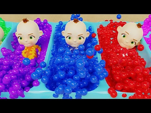 Color Bubbles Meditating Video For Toddlers