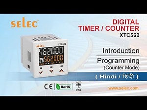 Selec XTC562 Digital Timer / Counter : Introduction | Programming - Counter mode