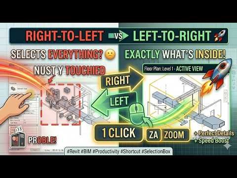 Revit Selection Secrets: Right vs. Left! 🖱️