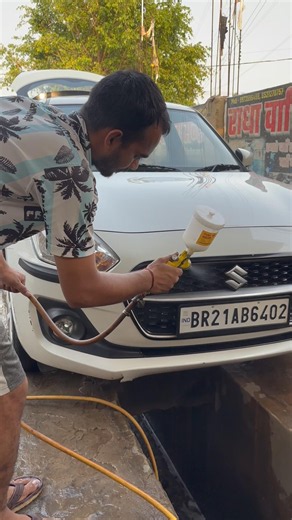 Car cleaning Bihar Sharif Radha washing centre 🚘✅ #carcare #trending #shorts #video