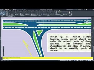 Civil 3D How to create Intersection with elaborated channelization and Island (PART 1OF 2)