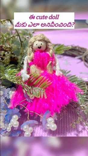 DIY Cute Yarn Doll | Quick Handmade Ornament