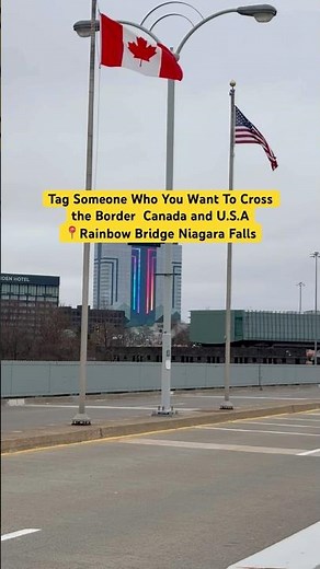 Border Crossing at the Rainbow Bridge of Niagara Falls | Walk||Drive #bordercrossing #rainbowbridge