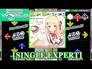【DDR GP(WORLD)】 murmur twins (guitar pop ver.) / covered by 音乃瀬奏(ReGLOSS) [SINGLE EXPERT] 譜面確認+Clap
