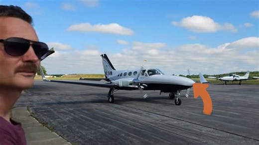 First flight of the cheapest 421C!