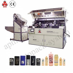 [Hot Item] Sh107 Fully Automatic UV Curing Screen Printer   Hot Stamping Machine for Tube, Caps