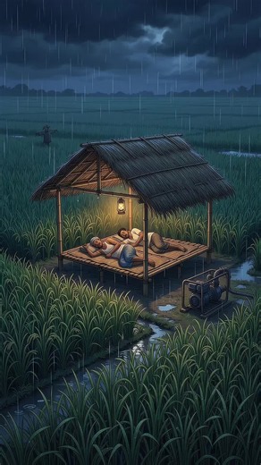 Sleeping Under a Chauni in the Monsoon: A 90s Village Memory 🌧️