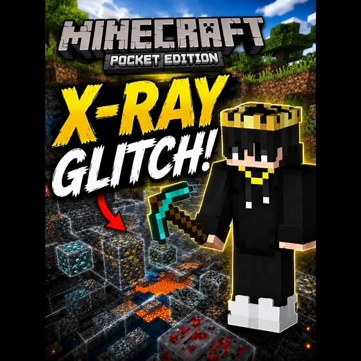🔥 How To Use X-Ray In Minecraft PE! 😱 Working Glitch 2026 #shorts