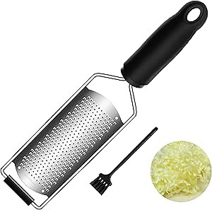 Cheese Zester Grater Handheld with Handle-Lemon Citrus Zester Tool Graters for Kitchen Stainless Steel Salad Spinner Cake Decorating Supplies,Perfect Kitchen Gadgets Zucchini Nutmeg Ginger Peeler