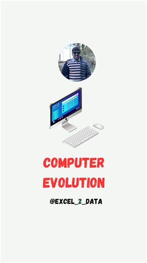 Excel Satish on Instagram: "Computer Evolution (1800 – Today): ✨ From mechanical calculators in the 1800s ➝ to giant room-sized machines ➝ to the smartphone in your hand today 📱💻 … The journey of computers is proof that innovation never stops! 🚀 #ComputerEvolution #TechJourney #innovation"