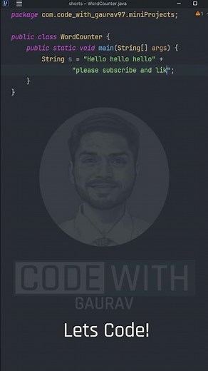 Java Word Counter Program | Count Words in a Sentence | Beginner Java Project