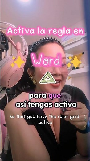 How to add or activate the ruler in Word #tutorialword