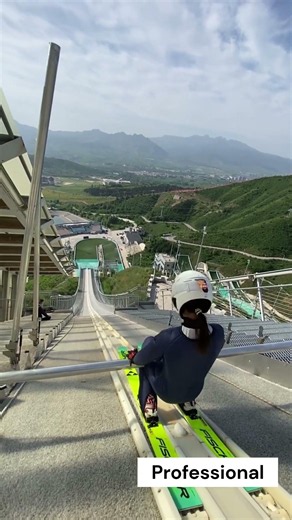 National Team Ski Jumpers Training | Massive Big Air Ramp Jump! ⚠️ Professional Athletes Only