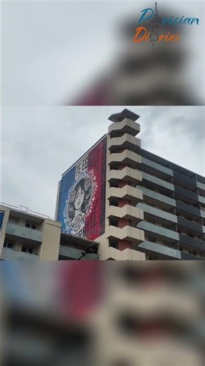 Art honors France after terror attack: Liberté, Égalité, Fraternité #shorts