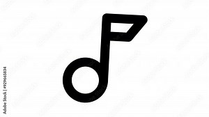 Music Note motion icon. which can be used for various purposes such as websites, mobile apps, presentation and others.