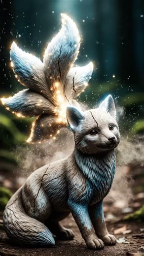 Can you believe the detail? 🤯 A touch of the spirit fox's tail is all it takes