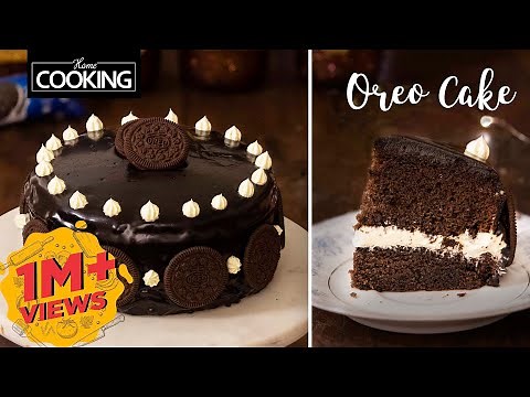 Oreo Cake | Oreo Biscuit Chocolate Cake | Eggless Cake | Oreo Cream Frosting | Chocolate Fudge Cake