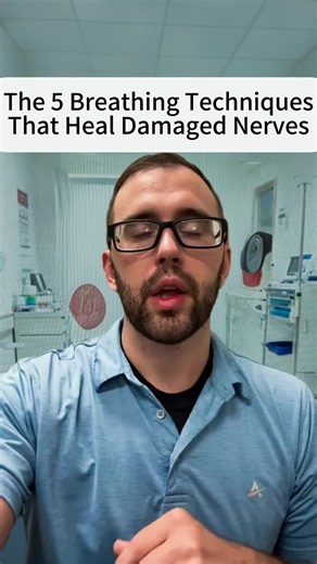 Doctor says there's no cure for nerve damage? These 5 breathing techniques activate yourvagus nerve and stimulate natural nerve regenerationbutmedicalschoolsignorethembecausethey'refree.#neuropathy#leakygut#autoimmunedisease#leakygutsyndrome#guthealth