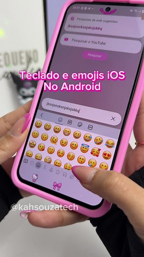 Como ter teclado e emojis do iPhone no Android
