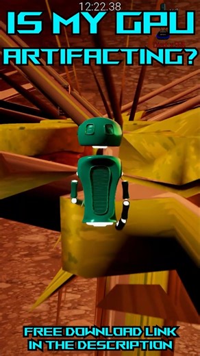 Is my GPU Artifacting ? #glitch #graphics #nvidia