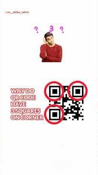 History of Three square in QR code Subscribe for more contents. #qrcode #history #barcode