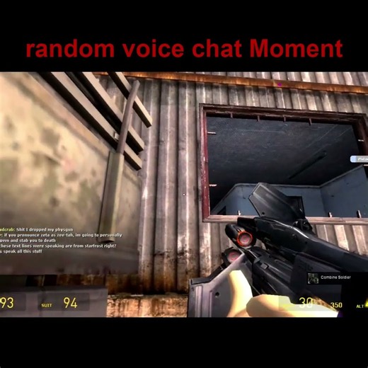 Random voice chat moment #halflife #gaming #halflifegameplay #memes #garymod #funny #games #gamer