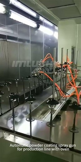 Automated spray coating line for plastic parts! 30,000+ Pieces Per Day for Plastics/Hardware