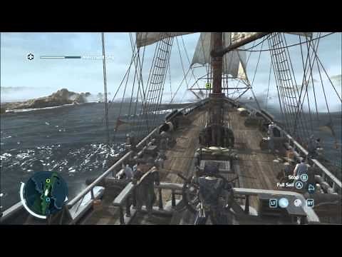 The Chase - Naval Mission - Full Sync - Protect Ship/Destroy Fort - Assassin's Creed 3