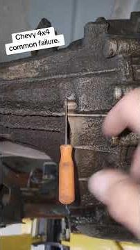chevy 4x4 common failure #mechanic #chevy #4x4 #talk