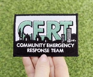 CERT Community Emergency Response Team Patch (4 Inch) Embroidered Iron/Sew-on Badge Perfect Emblem for Jackets, Backacks, Vests, Caps, DIY Gift Patches