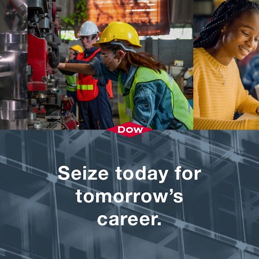 Want to get paid to go to college and start a career with great benefits—no experience needed? This is for you. #TeamDow | Dow