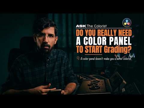Do You Really Need a Color Panel to Start Color Grading?