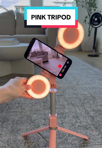Replying to @rylee The best of both worlds! Sturdy tripod that comes with built in ring lights ✨ #tiktokshopcreatorpicks #contentcreator #tiktokshopaffiliate #tripod #summervibes
