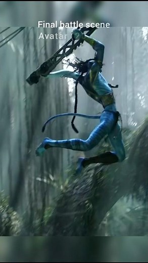 Jack vs Quaritch-final battle scene Avatar (2009)Hd. #avatar #alien #hollywood #action #movieshorts