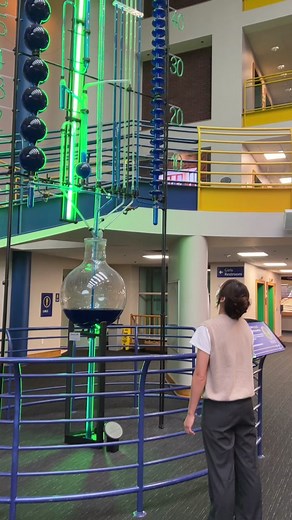 Exploring The Water Clock at the Children's Museum in Indianapolis