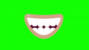 Download Vector cartoon mouth on green screen. They will bring your character designs to life. Seamless loop animations for free