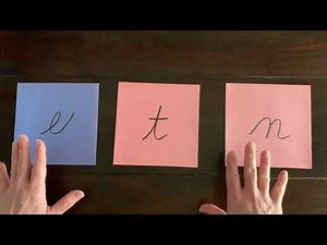 Montessori Three Period Lesson