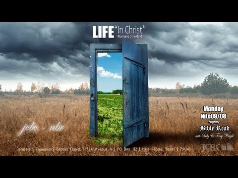 TONIGHT...Monday 09/08@7C - 4K ULTRA HD "LIVE" Bible Read