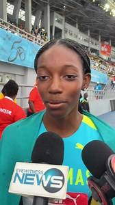 CARIFTA: Jamiah Nabbie secures another Gold for Team Bahamas in the Under 17 Girls 200m with a time of 23.67s. This is the second Gold she has won at the CARIFTA Games. | Eyewitness News Bahamas