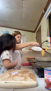 Helping mom cook breakfast on a Friday morning. 🍳👩‍🍳 | Little Chef Cora