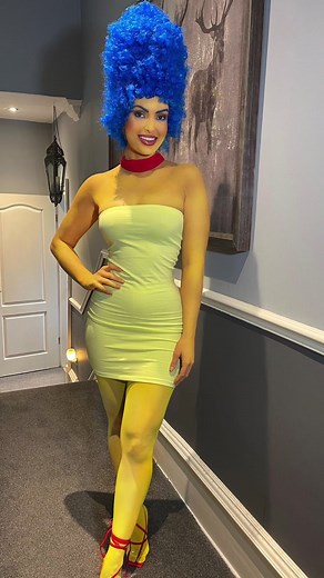 DIY Marge Simpson Costume for Fancy Dress Party