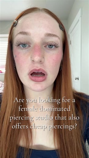 Affordable Piercings at Female-Dominated Studios