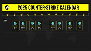 ESL skizziert Counter-Strike-Kalender 2025