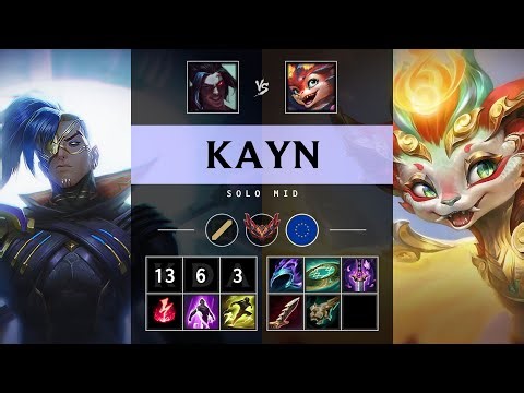 Kayn Mid vs Smolder - EUW Grandmaster Patch 25.20