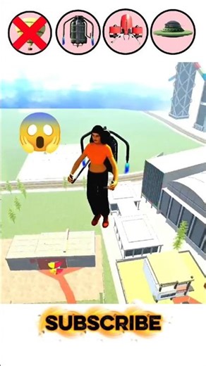 4 Flying Plane Challenge in Indian Bikes Driving 3D 😱 OMG!#shorts